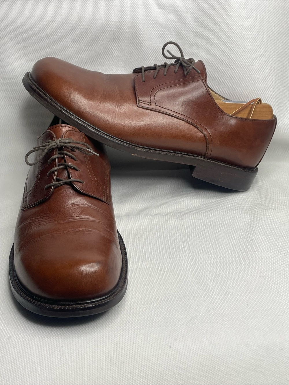 Footprints by Birkenstock Brown Leather Oxfords Size 44 Men Size US 11 / 11.5